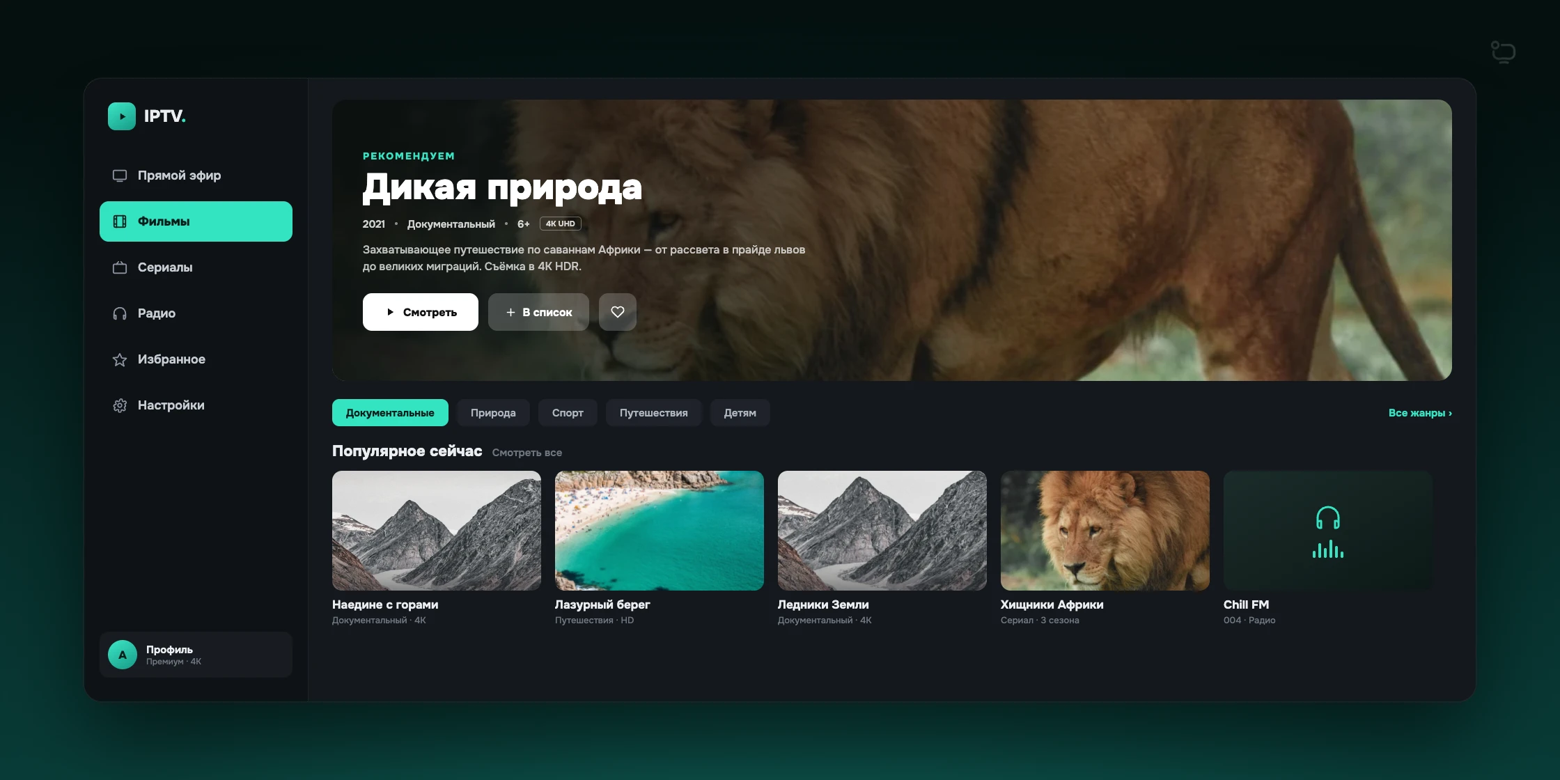 Каталог фильмов